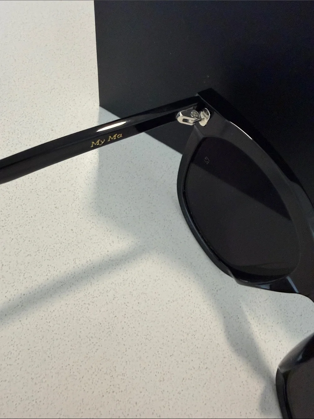 GENTLE MONSTER “My Ma” Black Oversized Sunglasses